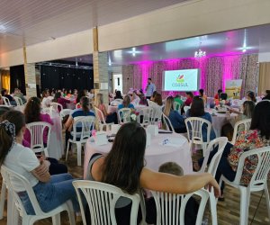  Cooperadas do Polo de Nova Prata do Iguaçu participaram da palestra "Criadas para Transformar"