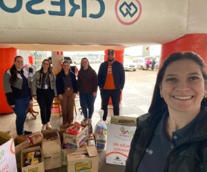  CAMPANHA DIA C ARRECADA MAIS DE 300 QUILOS DE ALIMENTOS EM S&Atilde;O JO&Atilde;O