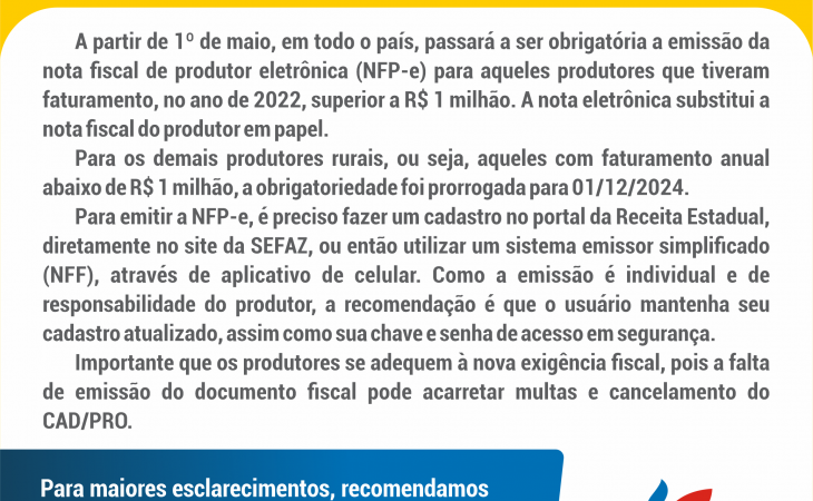  Produtor Rural, Adapte-se às Novas Regras de Emissão de Nota Fiscal!