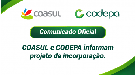 COMUNICADO OFICIAL COASUL E CODEPA